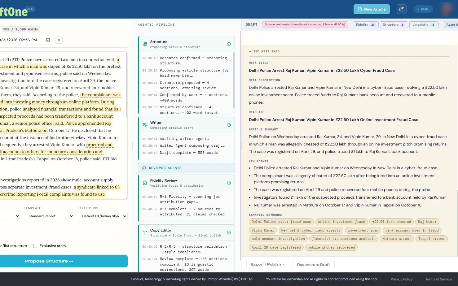 DraftOne meta